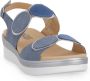 Cinzia Soft Flat Sandals Blauw Dames - Thumbnail 2