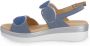 Cinzia Soft Flat Sandals Blauw Dames - Thumbnail 3