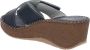 Cinzia Soft Flat Sandals Blue Dames - Thumbnail 6