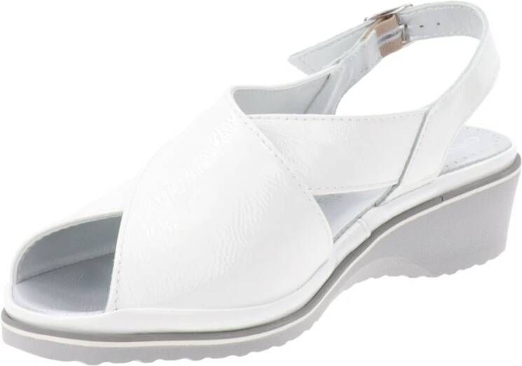 Cinzia Soft Flat Sandals Wit Dames