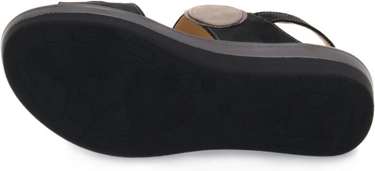 Cinzia Soft Flat Sandals Zwart Dames