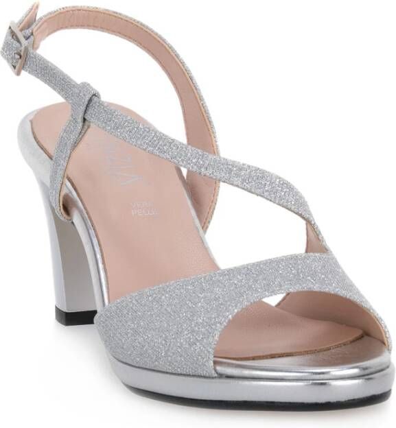 Cinzia Soft High Heel Sandals Grijs Dames