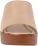 Cinzia Soft Leren Damesandalen Slip-On Sluiting Beige Dames - Thumbnail 3