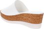 Cinzia Soft Leren Dames Slippers Slip-On Sluiting White Dames - Thumbnail 6