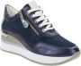 Cinzia Soft Leren Dames Sneakers Stijlvol Comfort Blue Dames - Thumbnail 9