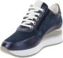 Cinzia Soft Leren Dames Sneakers Stijlvol Comfort Blue Dames - Thumbnail 11
