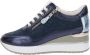 Cinzia Soft Leren Dames Sneakers Stijlvol Comfort Blue Dames - Thumbnail 14