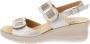 Cinzia Soft Leren Gesp Sandalen Beige Dames - Thumbnail 15