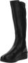 Cinzia Soft Leren en Stoffen Dameslaarzen Black Dames - Thumbnail 4