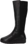 Cinzia Soft Leren en Stoffen Dameslaarzen Black Dames - Thumbnail 7