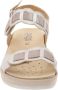 Cinzia Soft Leren Gesp Sandalen Beige Dames - Thumbnail 3