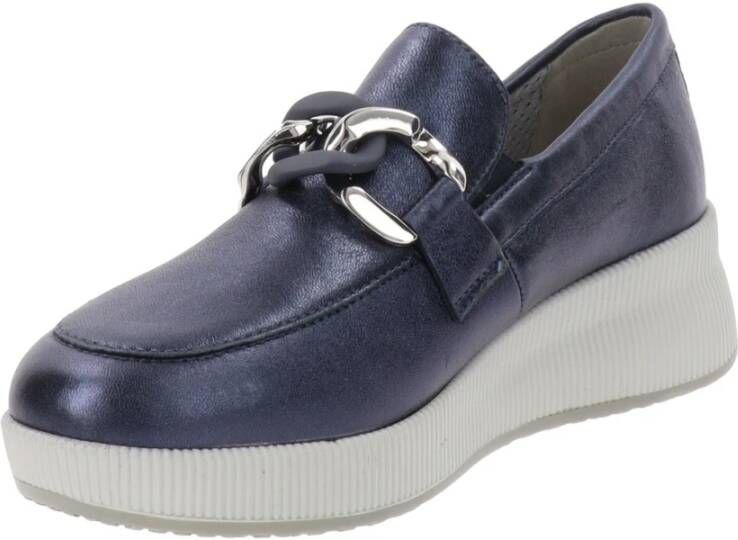 Cinzia Soft Loafers Blue Dames