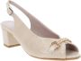 Cinzia Soft Hoge hakken van imitatieleer Beige Dames - Thumbnail 2