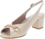 Cinzia Soft Hoge hakken van imitatieleer Beige Dames - Thumbnail 4