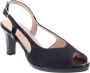 Cinzia Soft Elegante Satijnen Hoge Hakken Blue Dames - Thumbnail 2