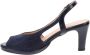 Cinzia Soft Elegante Satijnen Hoge Hakken Blue Dames - Thumbnail 5