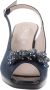 Cinzia Soft Stijlvolle imitatieleren hoge hakken Blue Dames - Thumbnail 11