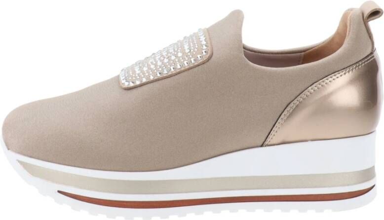 Cinzia Soft Sneakers Beige Dames