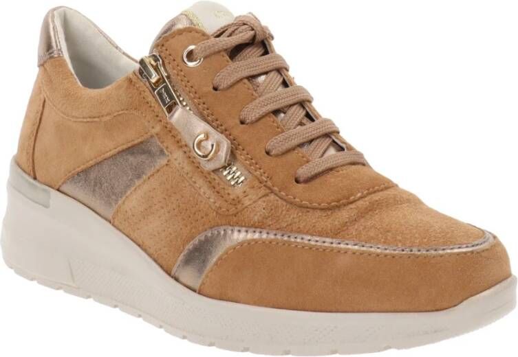 Cinzia Soft Sneakers Brown Dames