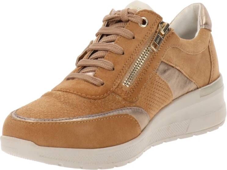 Cinzia Soft Sneakers Brown Dames