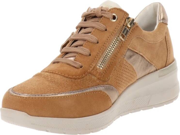 Cinzia Soft Sneakers Brown Dames