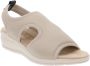 Cinzia Soft Stoffen Dames Sandalen Stijlvol Comfort Beige Dames - Thumbnail 10