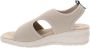 Cinzia Soft Stoffen Dames Sandalen Stijlvol Comfort Beige Dames - Thumbnail 13