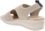 Cinzia Soft Stoffen Dames Sandalen Stijlvol Comfort Beige Dames - Thumbnail 14