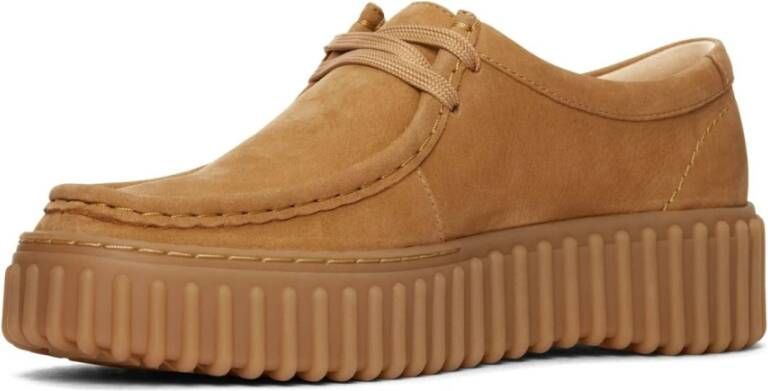 Clarks Bee Vrijetijdssneakers Licht Tan Brown Dames