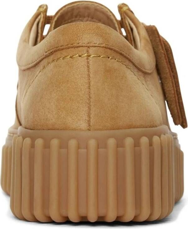 Clarks Bee Vrijetijdssneakers Licht Tan Brown Dames
