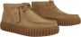 Clarks Beige Enkellaars voor dames Trendy Comfortabel Beige Dames - Thumbnail 3