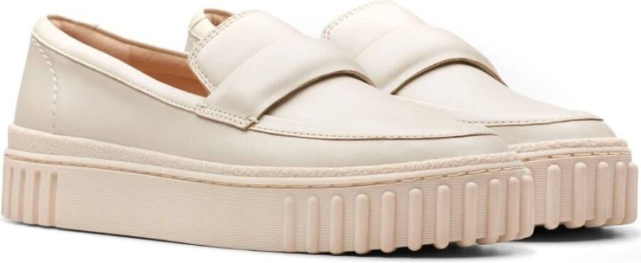 Clarks Beige Loafers voor Vrouwen Beige Dames