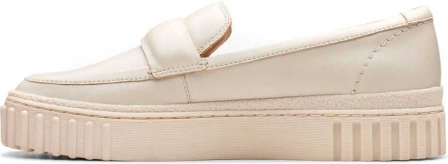 Clarks Beige Loafers voor Vrouwen Beige Dames