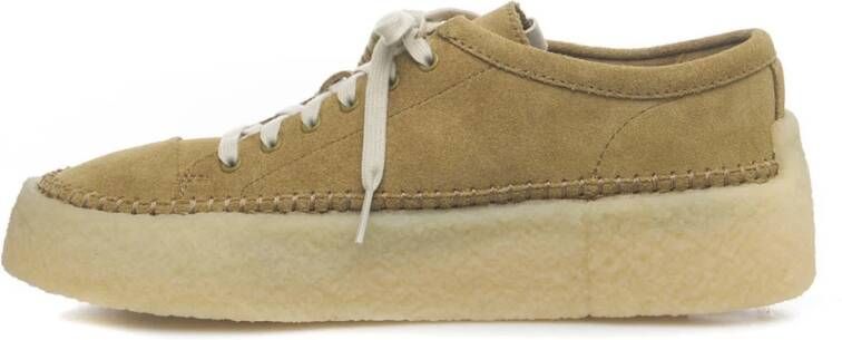 Clarks Beige Sneakers voor Heren Beige Heren