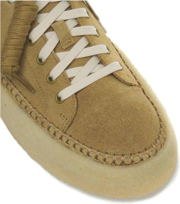 Clarks Beige Sneakers voor Heren Beige Heren