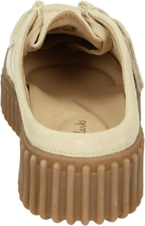 Clarks Beige Sportieve Muiltjes