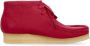 Clarks Berry Leather Wallabee Boot Streetwear Collectie Red Dames - Thumbnail 2