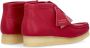 Clarks Berry Leather Wallabee Boot Streetwear Collectie Red Dames - Thumbnail 5