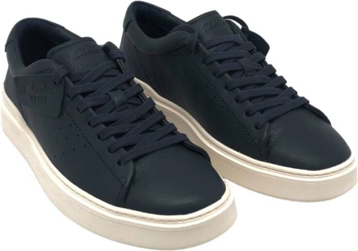 Clarks Blauwe Klassieke Sneakers Blue Heren