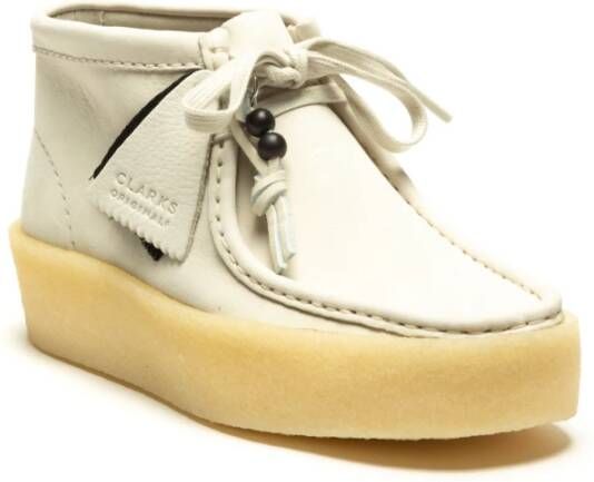 Clarks Stijlvolle witte laarzen Wit Dames