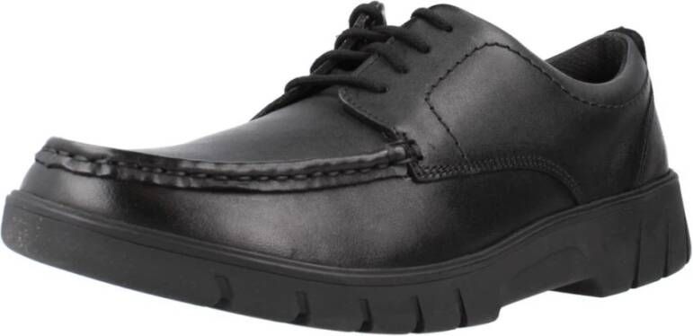 Clarks Branch Veterschoenen Black Dames