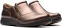Clarks Bronzen Loafer Brede Schoenen Brown - Thumbnail 4