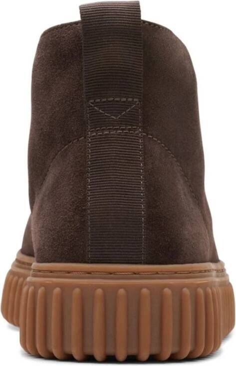 Clarks Bruine Enkellaarzen voor Heren Brown Heren