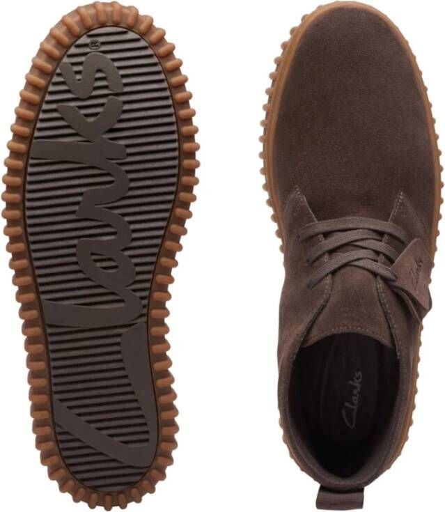 Clarks Bruine Enkellaarzen voor Heren Brown Heren