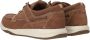 Clarks Bruine leren sneaker met loafer look Brown Heren - Thumbnail 6