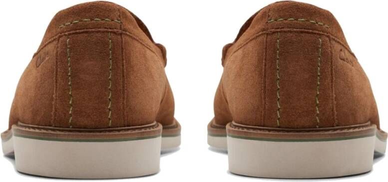 Clarks Bruine Loafers voor Mannen Brown Heren