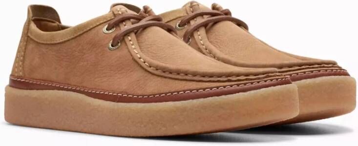 Clarks Bruine Moc Veterschoenen voor Heren Brown Heren