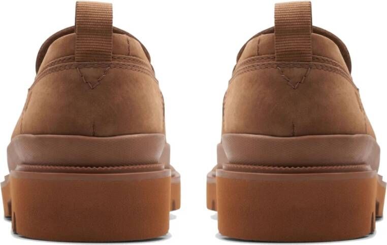 Clarks Bruine Step Loafers voor Mannen Brown Heren