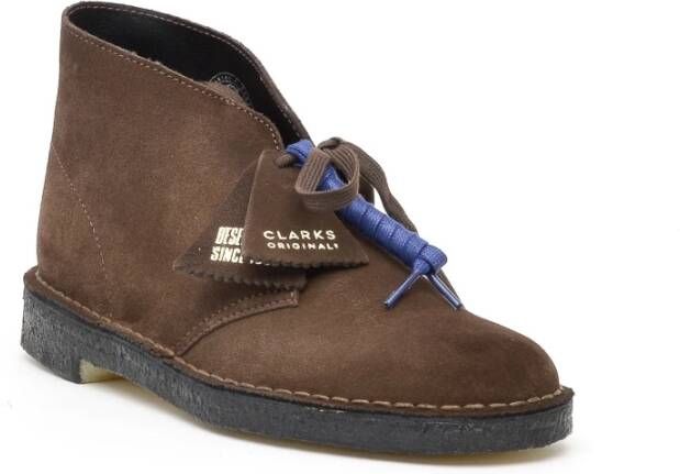 Clarks Bruine Suède Chukka Boot Brown Heren