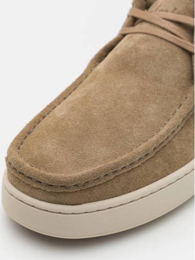 Clarks Bruine Suède Sneakers Casual Schoenen Brown Heren